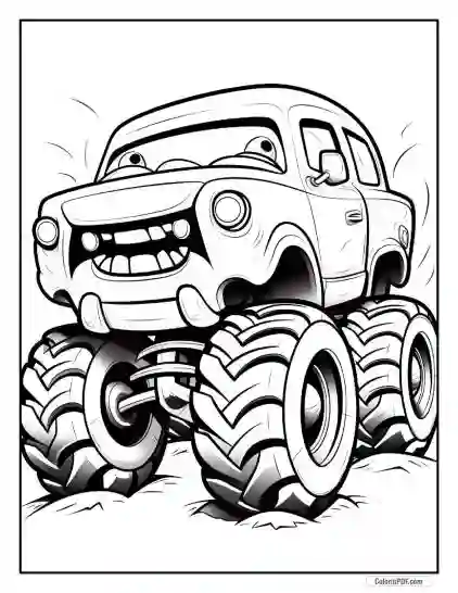 Monster Truck Coloring Pages