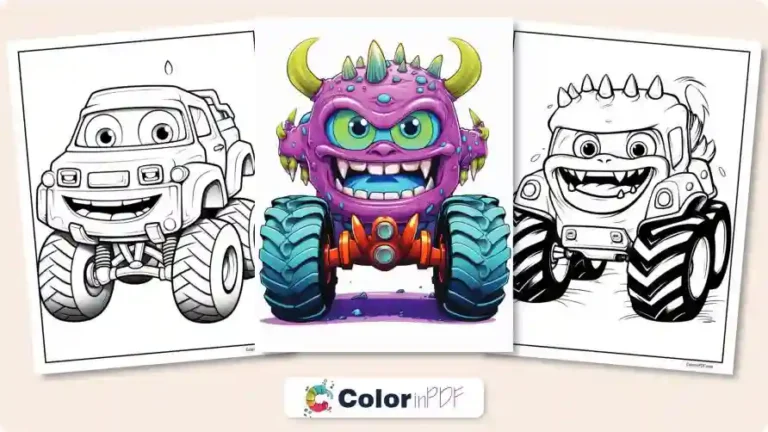 Monster Truck Coloring Pages