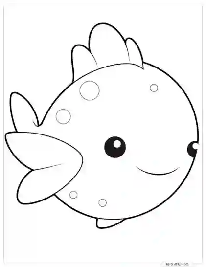 Ocean Animals Coloring Pages for Kids