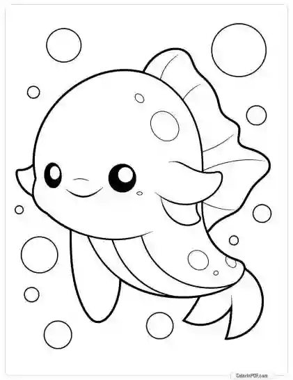 Ocean Animals Coloring Pages for Kids