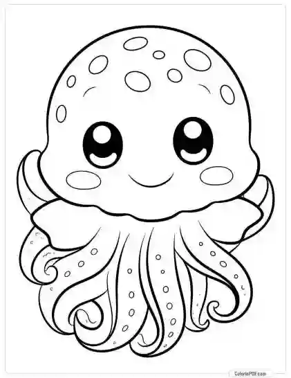 Ocean Animals Coloring Pages for Kids