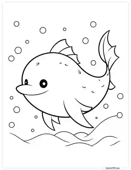 Ocean Animals Coloring Pages for Kids