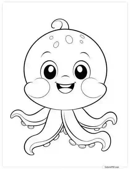 Ocean Animals Coloring Pages for Kids