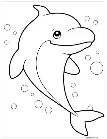 Ocean Animals Coloring Pages for Kids