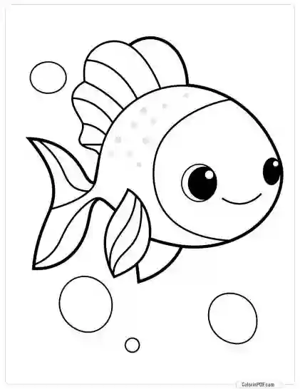 Ocean Animals Coloring Pages for Kids