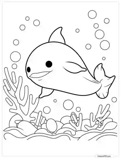 Ocean Animals Coloring Pages for Kids