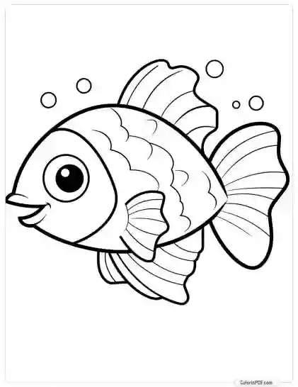 Ocean Animals Coloring Pages for Kids