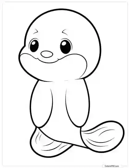 Ocean Animals Coloring Pages for Kids