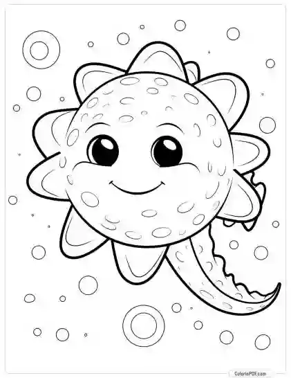 Ocean Animals Coloring Pages for Kids