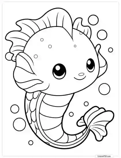 Ocean Animals Coloring Pages for Kids