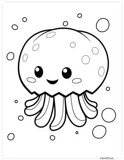 Ocean Animals Coloring Pages for Kids