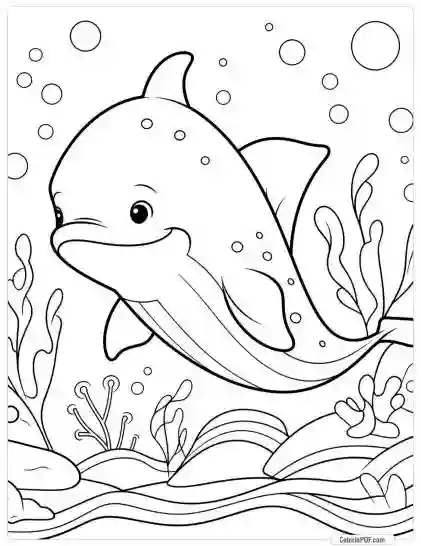 Ocean Animals Coloring Pages for Kids