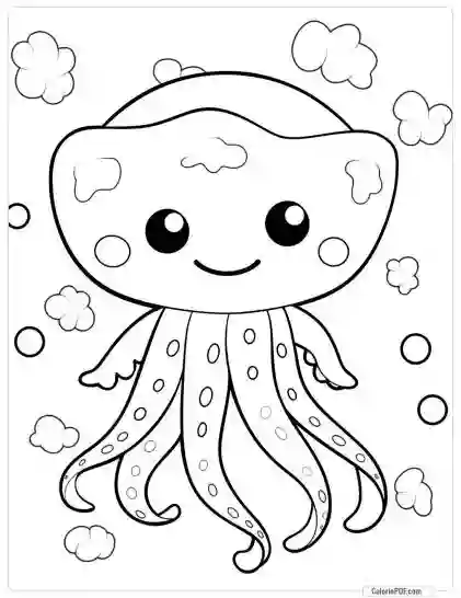 Ocean Animals Coloring Pages for Kids