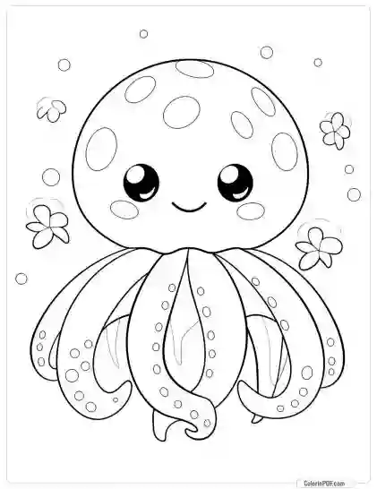 Ocean Animals Coloring Pages for Kids