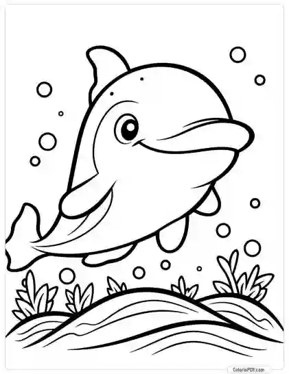 Ocean Animals Coloring Pages for Kids