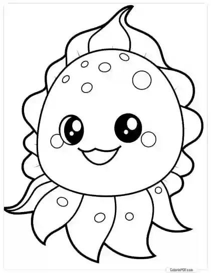 Ocean Animals Coloring Pages for Kids