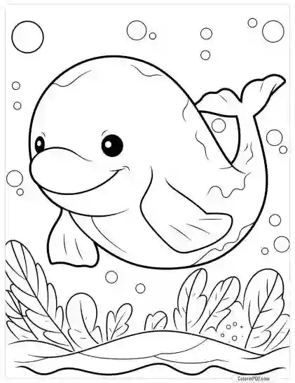 Ocean Animals Coloring Pages for Kids