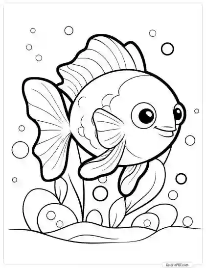 Ocean Animals Coloring Pages for Kids