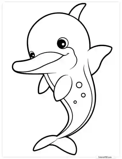 Ocean Animals Coloring Pages for Kids