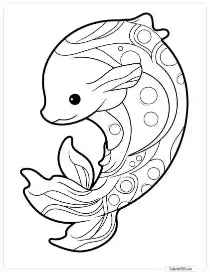 Ocean Animals Coloring Pages for Kids