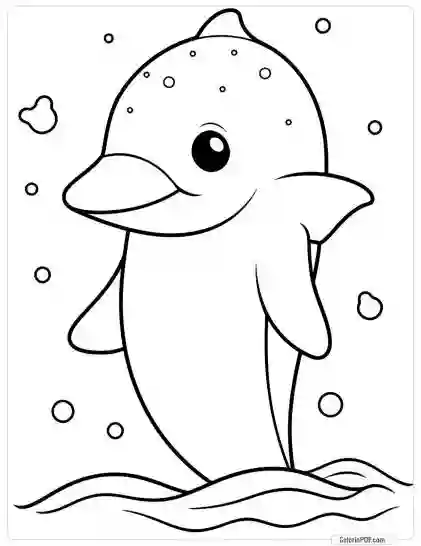 Ocean Animals Coloring Pages for Kids