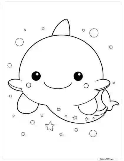 Ocean Animals Coloring Pages for Kids