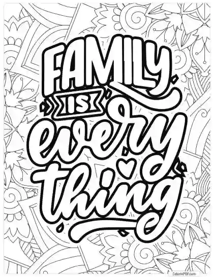 Quote Coloring Pages