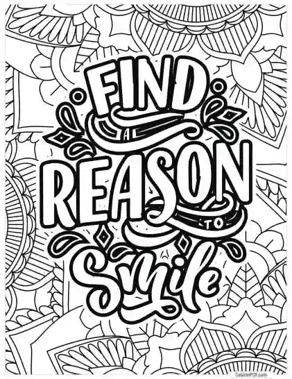 Quote Coloring Pages