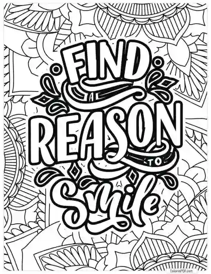 Quote Coloring Pages