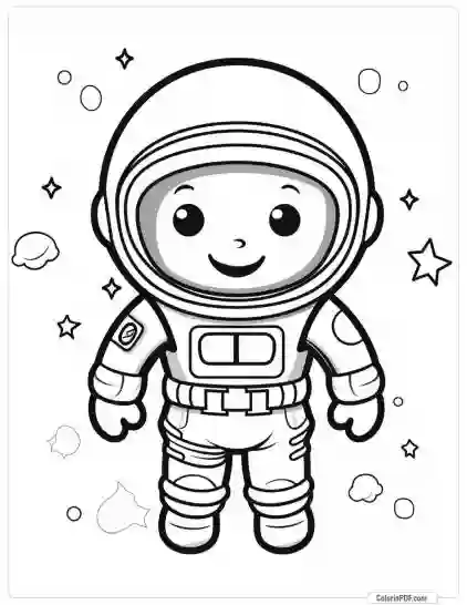 Space Coloring Pages for Kids