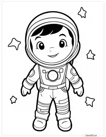 Space Coloring Pages for Kids