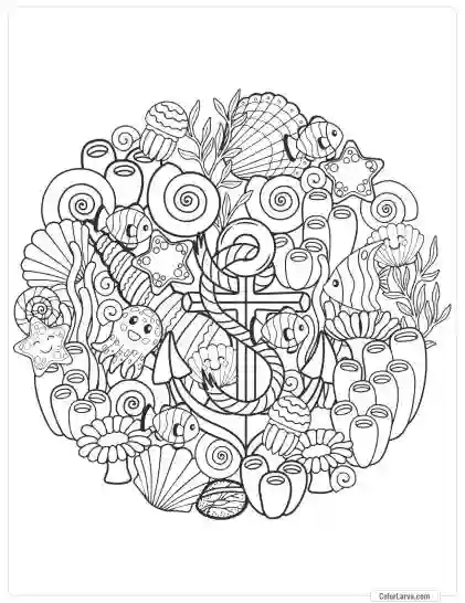 Summer Coloring pages for Adults