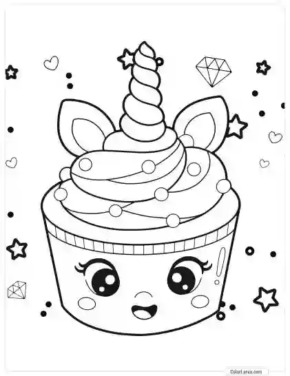 Unicorn Coloring Pages